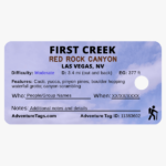 First Creek Back Design A (standard)