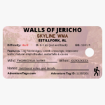 Walls of Jericho Back Design A (standard)