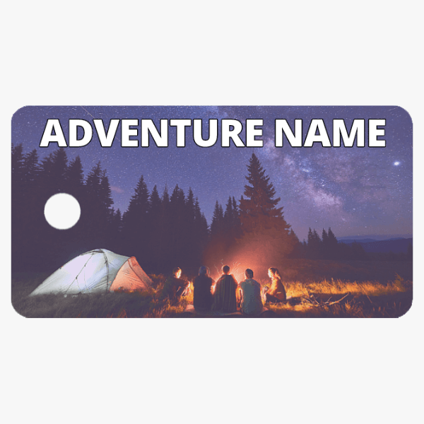 Full Custom Tag – Camping